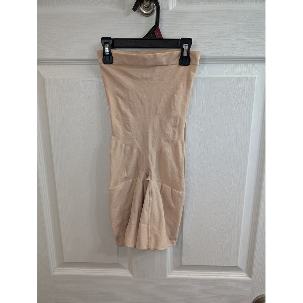 Spanx Higher Power Short Shapewear‎ Women Beige High Waist - Size S